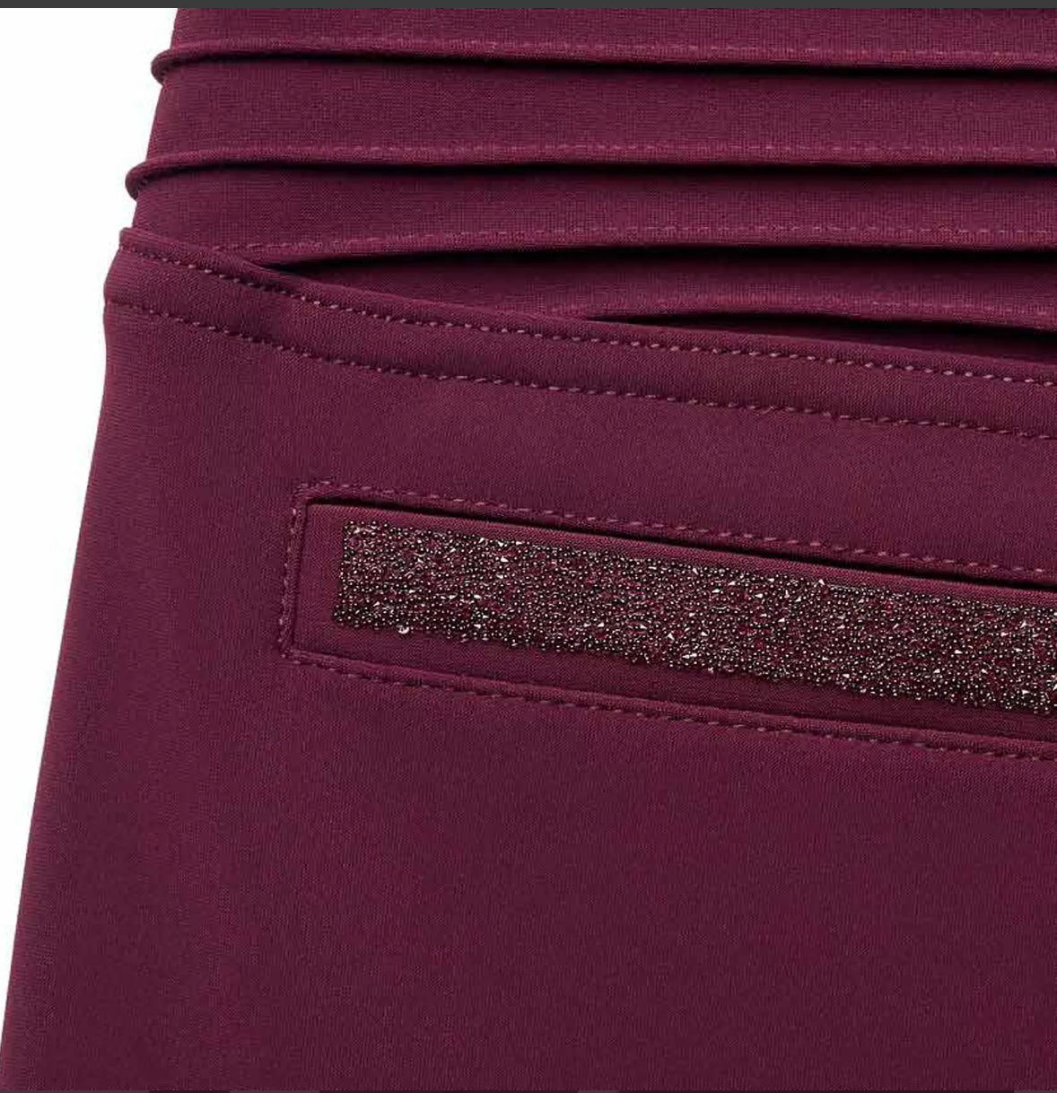 Samshield Ladies Adele Mid Rise Breech Raspberry with Swarovski Crystal Detail