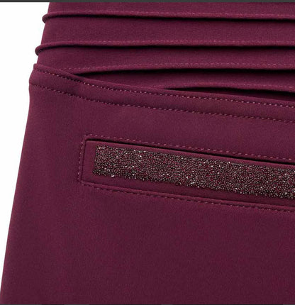 Samshield Ladies Adele Mid Rise Breech Raspberry with Swarovski Crystal Detail