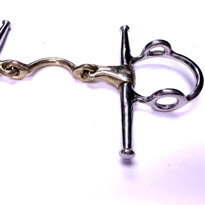 Bit Gag Full Cheek Avanti Italia Brass Medium Segundo