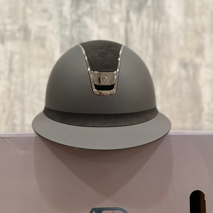 Helmet Miss V2 Matt - Alcantara - Chrome Trim & Blazon - Alcantara Band - Samshield Fast Custom 2.0 #3
