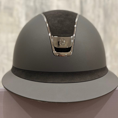Helmet Miss V2 Matt - Alcantara - Chrome Trim & Blazon - Alcantara Band - Samshield Fast Custom 2.0 #3