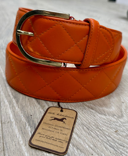 Tailored Sportsman Wide Italian Leather Belt