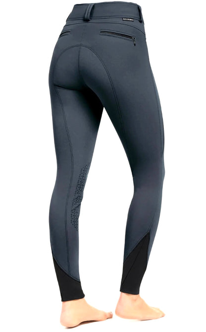 RJ Classic Hayden Silicone Knee Patch Ombré Blue Show Riding Breech