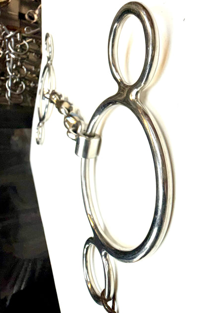 Bit Gag Nelson 2 Ring Waterford Ball Avanti Italia Blue Iron