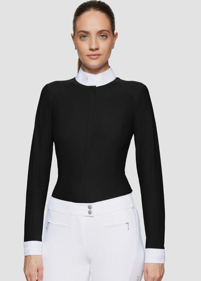 Samshield Ladies Show Shirt Long Sleeve Aline Crystal Black