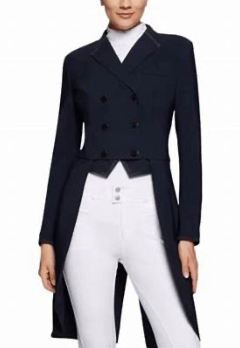 Samshield Ladies Shadbelly Frac Alcantara Navy- Perfect for Derby’s or Dressage A25