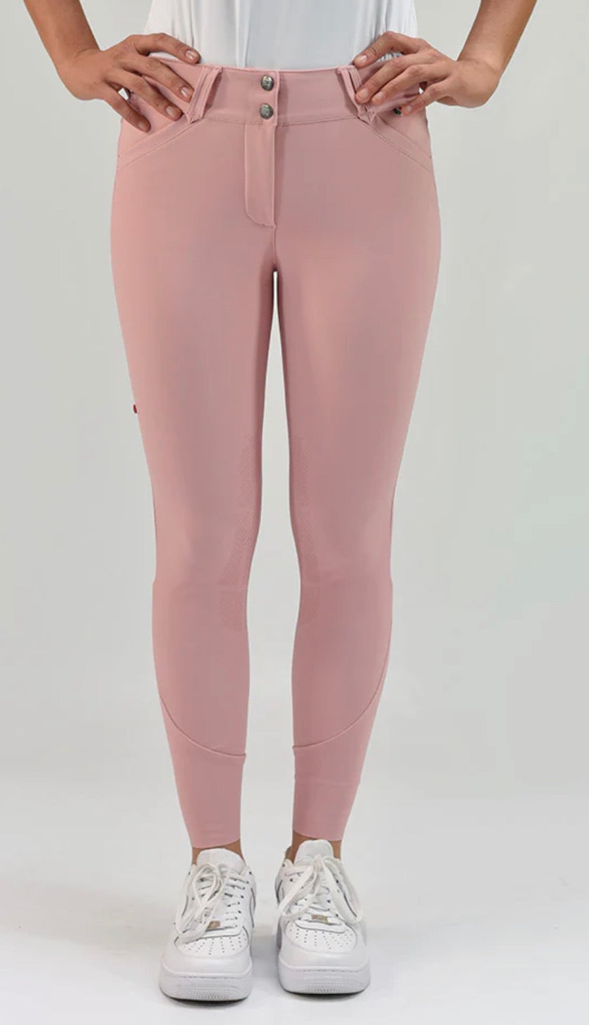 For Horses Ennie Crystal Dusty Rose  Ultra Move Breeches