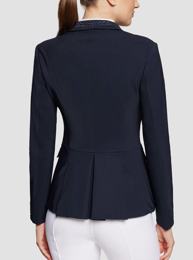 Samshield Ladies Show Coat Victory Flower Swarovski Crystal Regular Navy