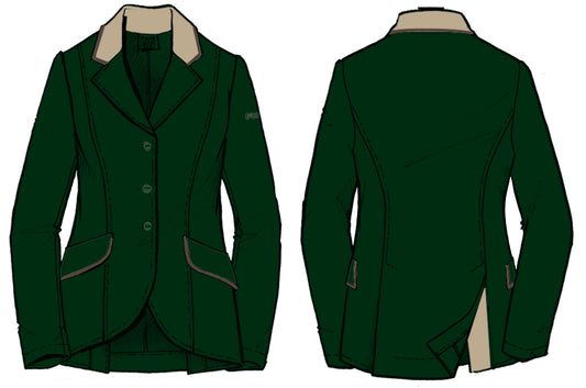 For Horses Women’s Cristina Show Coat - Custom