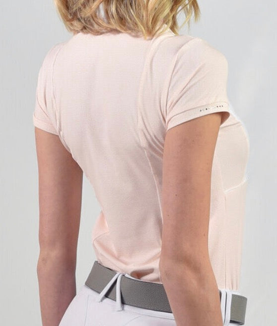 For Horses Emie Short Sleeve Show Shirt Tangerine