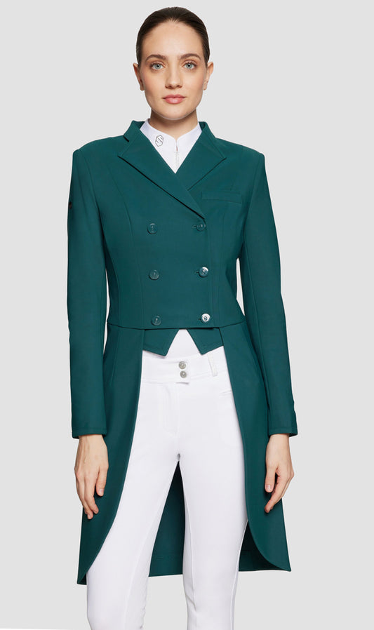 Samshield Ladies Shadbelly Darkline Hunter Green - Perfect for Derby’s or Dressage A25
