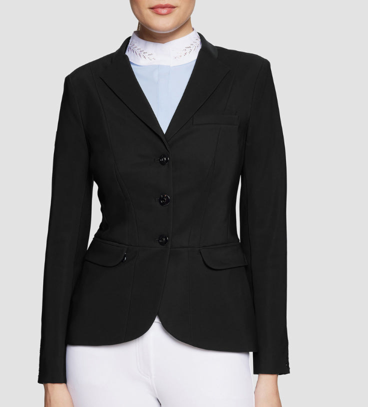 Samshield Ladies Show Coat Victory Flower Swarovski Crystal Regular Black