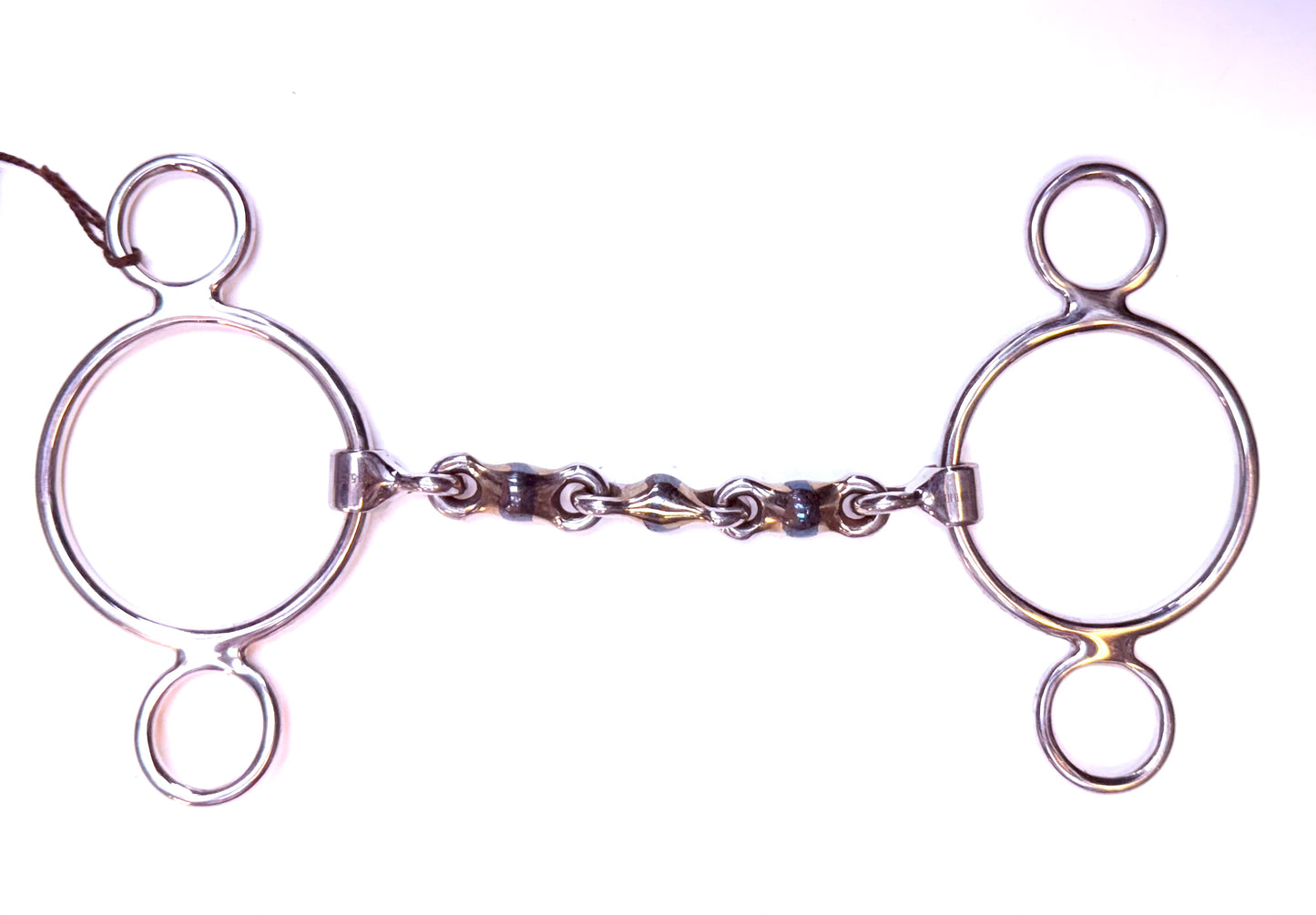 Bit Gag Nelson 2 Ring Waterford Ball Avanti Italia Blue Iron