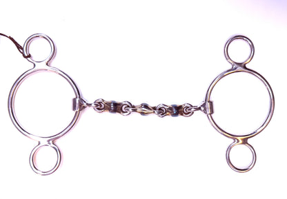 Bit Gag Nelson 2 Ring Waterford Ball Avanti Italia Blue Iron