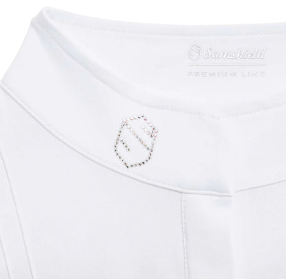 Samshield Ladies Show Shirt Hunter Friendly White Front - Long Sleeve - Georgoria Sophia Gregoria Sixtine - Black, White, Burgandy, Pistaccio , Agave, Kaki