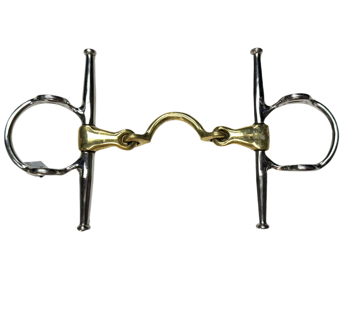 Bit Gag Full Cheek Avanti Italia Brass Medium Segundo
