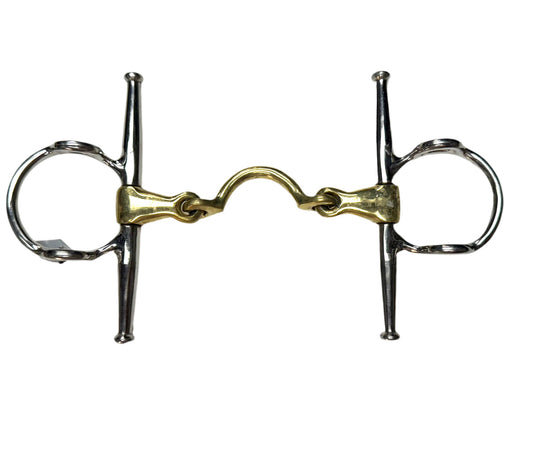 Bit Gag Full Cheek Avanti Italia Brass Medium Segundo