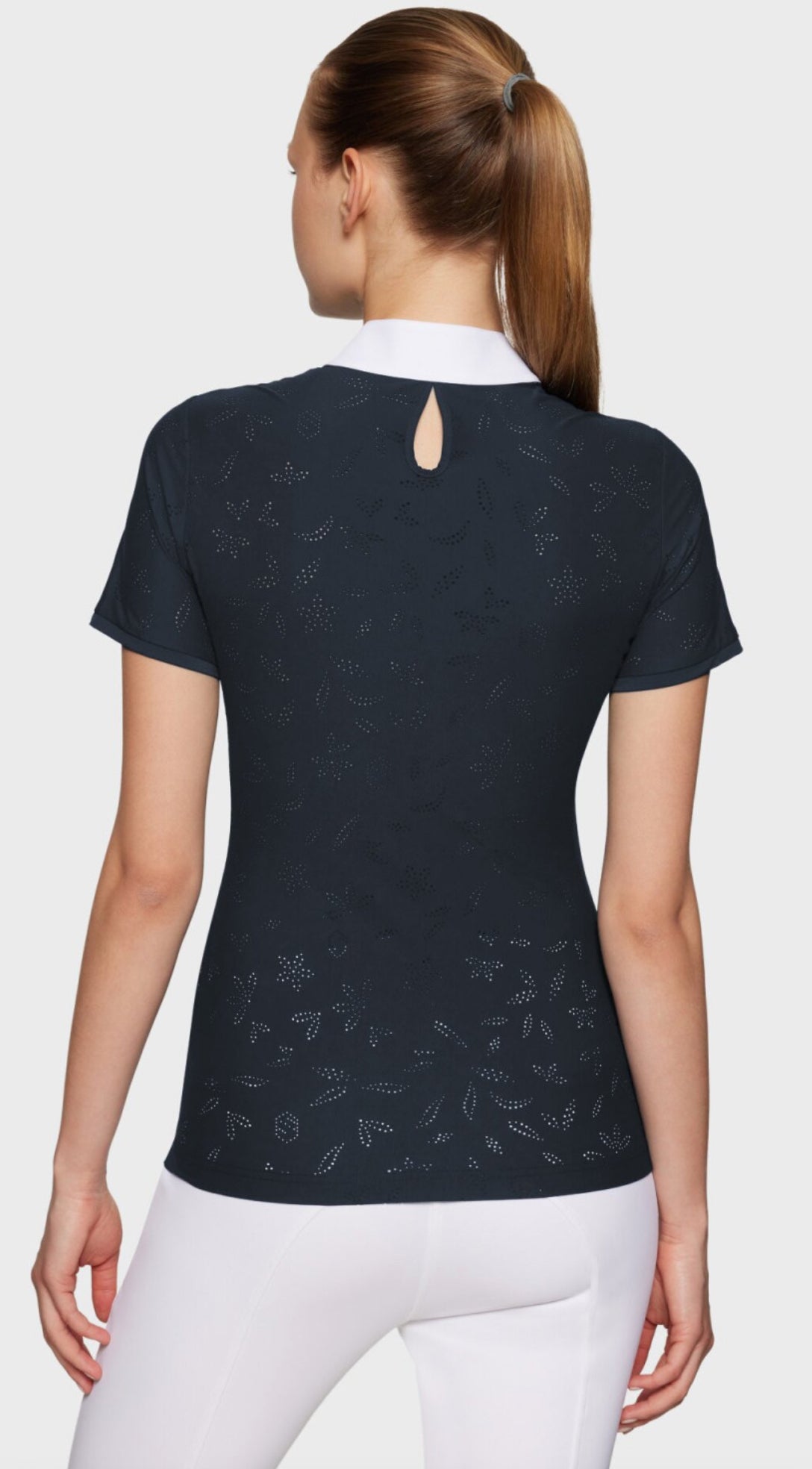 Samshield Ladies Show Shirt Short Sleeve Aloise Air Black Swarovski Crystal p25