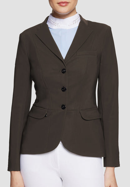 Samshield Ladies Show Coat Victory Flower Swarovski Crystal Regular Moca Brown