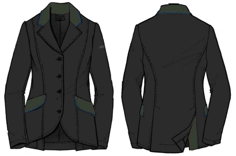 For Horses Women’s Cristina Show Coat - Custom