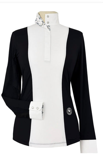 Essex Classics Ladies Luna Talent Yarn Luna II Black Long Sleeve Performance Show Shirt