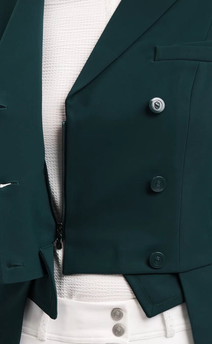 Samshield Ladies Shadbelly Darkline Hunter Green - Perfect for Derby’s or Dressage A25