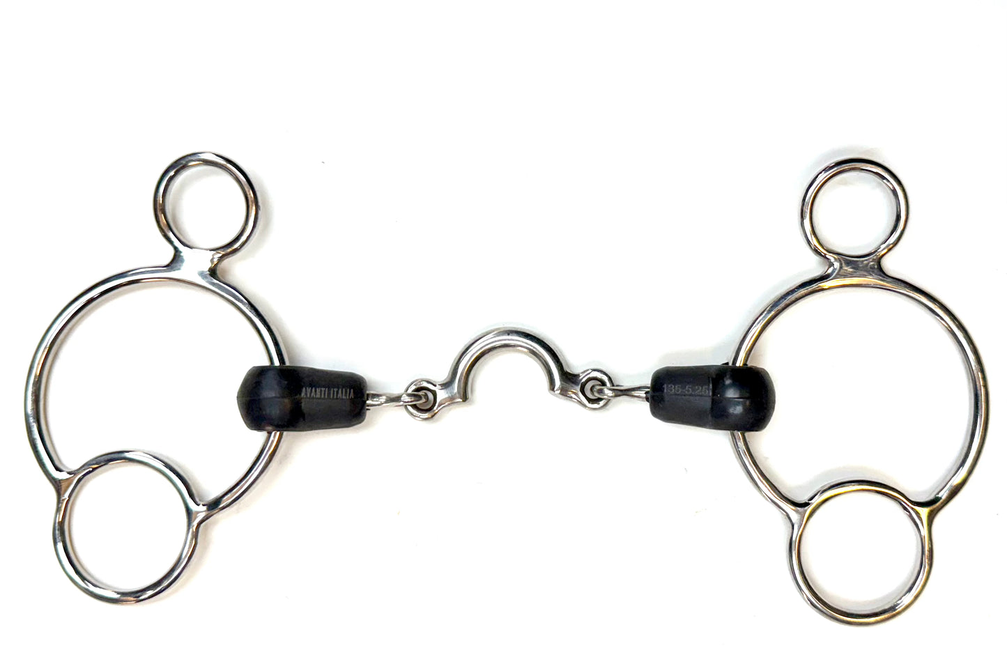 Bit Gag Nelson 1 1/2 Medium  Segundo Rubber Avanti Italia
