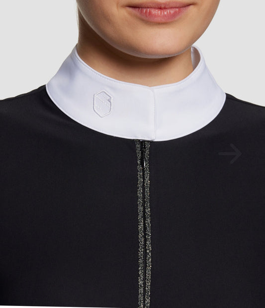 Samshield Ladies Show Shirt Long Sleeves Lily Boreal Black Night Shade ss25