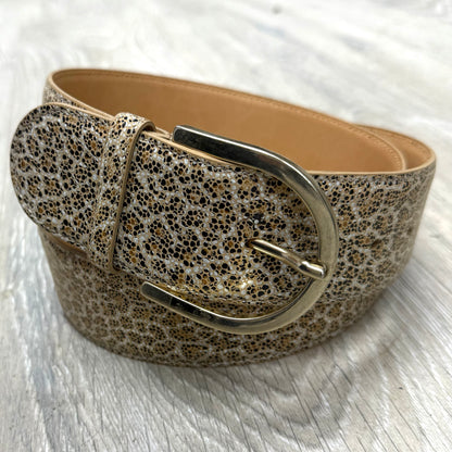 Tailored Sportsman Wide Italian Leather Belt