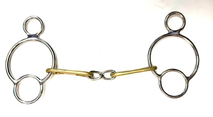 Bit Gag Nelson 1 1/2 Ring Custom Chain Snaffle Avanti Italia