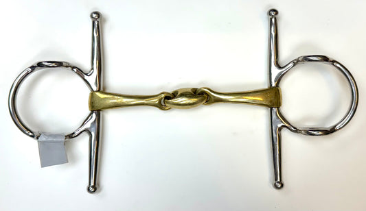 Bit Gag Full Cheek Avanti Italia Brass Full Lozenge