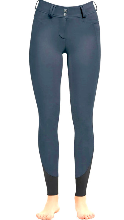 RJ Classic Hayden Silicone Knee Patch Ombré Blue Show Riding Breech