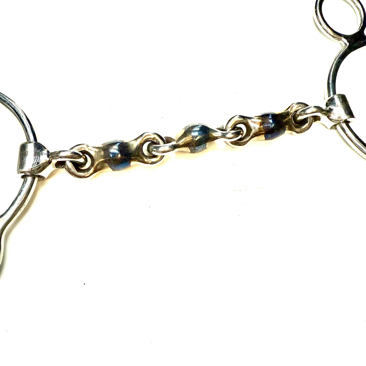 Bit Gag Nelson 1 1/2 Ring Waterford Ball Avanti Italia Blue Iron