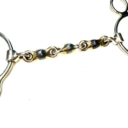 Bit Gag Nelson 1 1/2 Ring Waterford Ball Avanti Italia Blue Iron