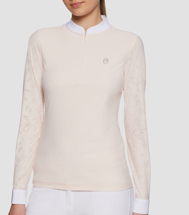 Samshield Ladies Show Shirt Long Sleeve Louison Air Rosewater Pink