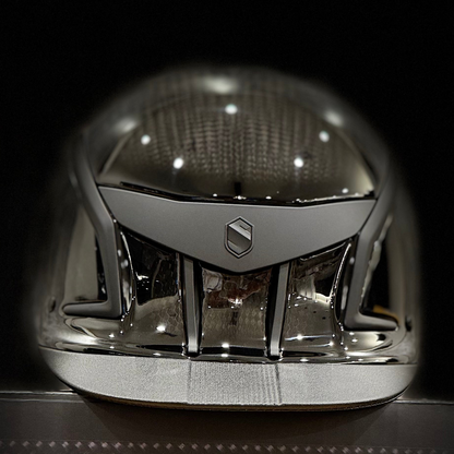 Helmet XJ V2 Limited Glossy Carbon Fiber Blackout Matt Darkline Glossy - Samhield Stock Helmet  2.0