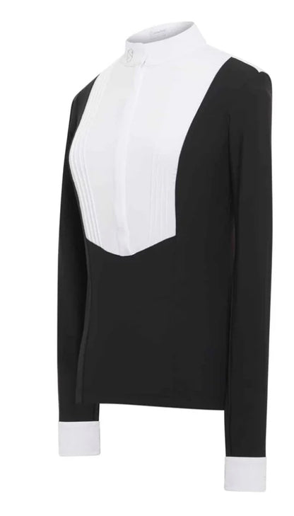 Samshield Ladies Show Shirt Hunter Friendly White Front - Long Sleeve - Georgoria Sophia Gregoria Sixtine - Black, White, Burgandy, Pistaccio , Agave, Kaki