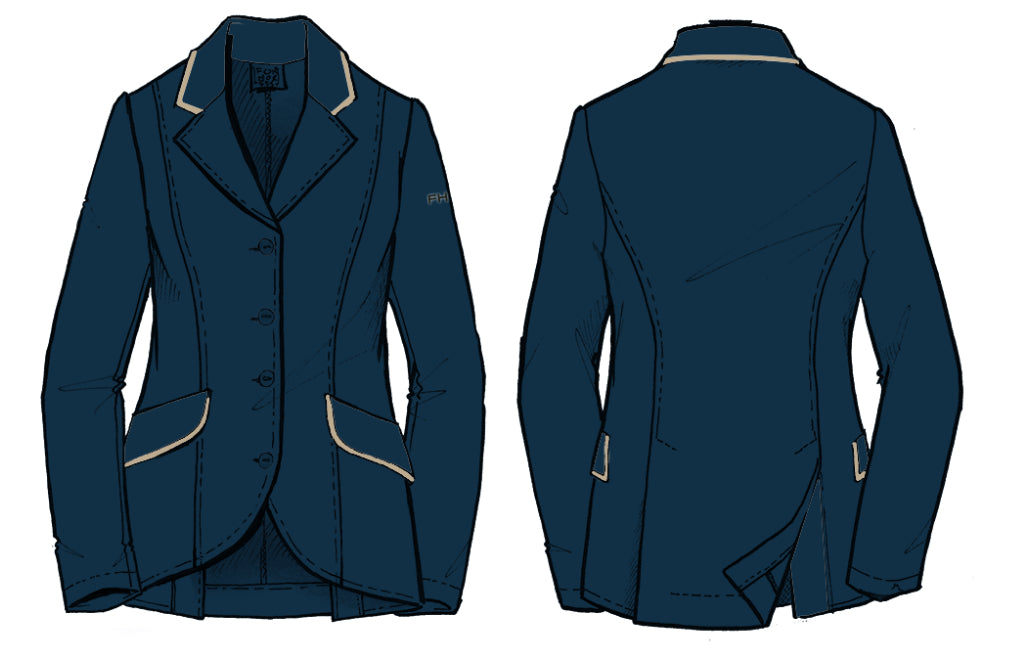 For Horses Women’s Cristina Show Coat - Custom