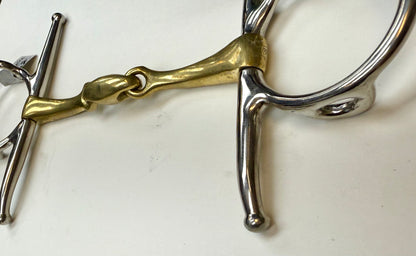 Bit Gag Full Cheek Avanti Italia Brass Full Lozenge