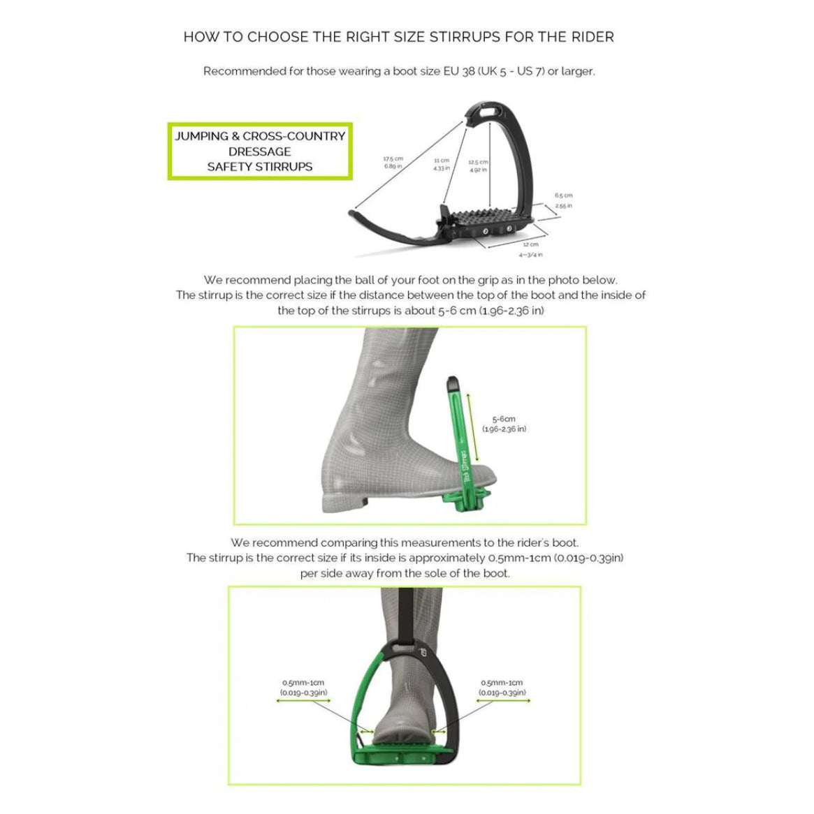 Tech Stirrups Venice EVO Flat Safety Stirrups