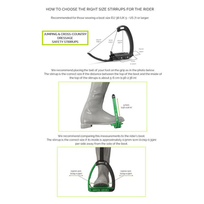 Tech Stirrups Venice EVO Flat Safety Stirrups