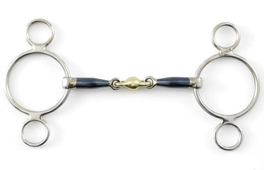 Bit Gag 2 Ring Continental Blue with Lozenge