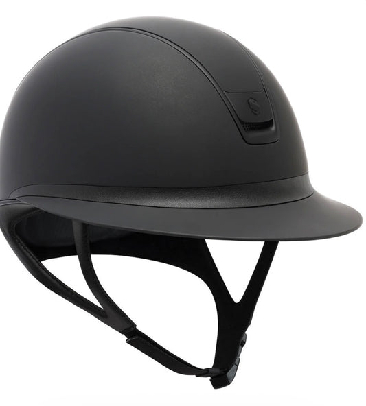 Helmet S Miss V1 Matt - Darkline & Black Matt Rails - Samshield Stock - MS1SM