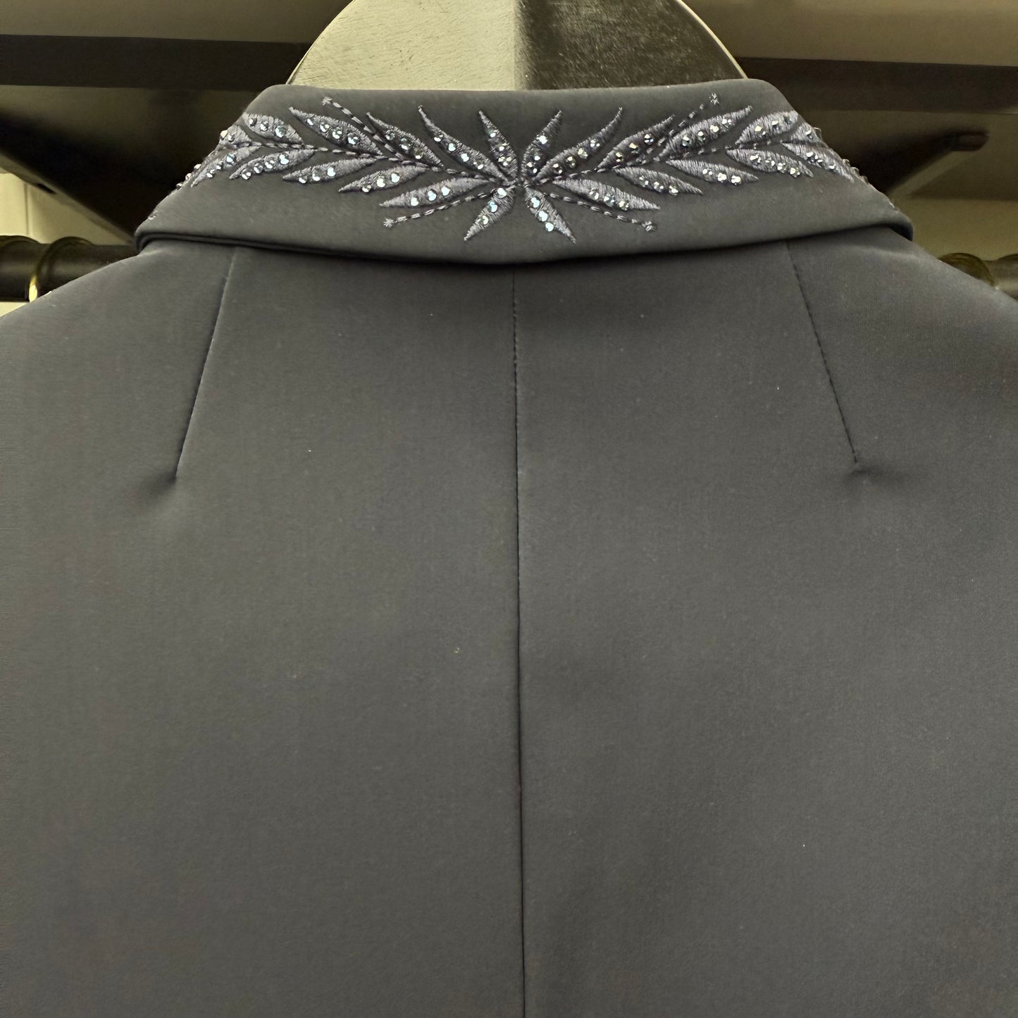 Samshield Ladies Show Coat Victory Flower Swarovski Crystal Regular Navy