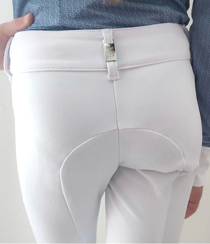 For Horses Brand Jody Kids White Jody Jods Breeches