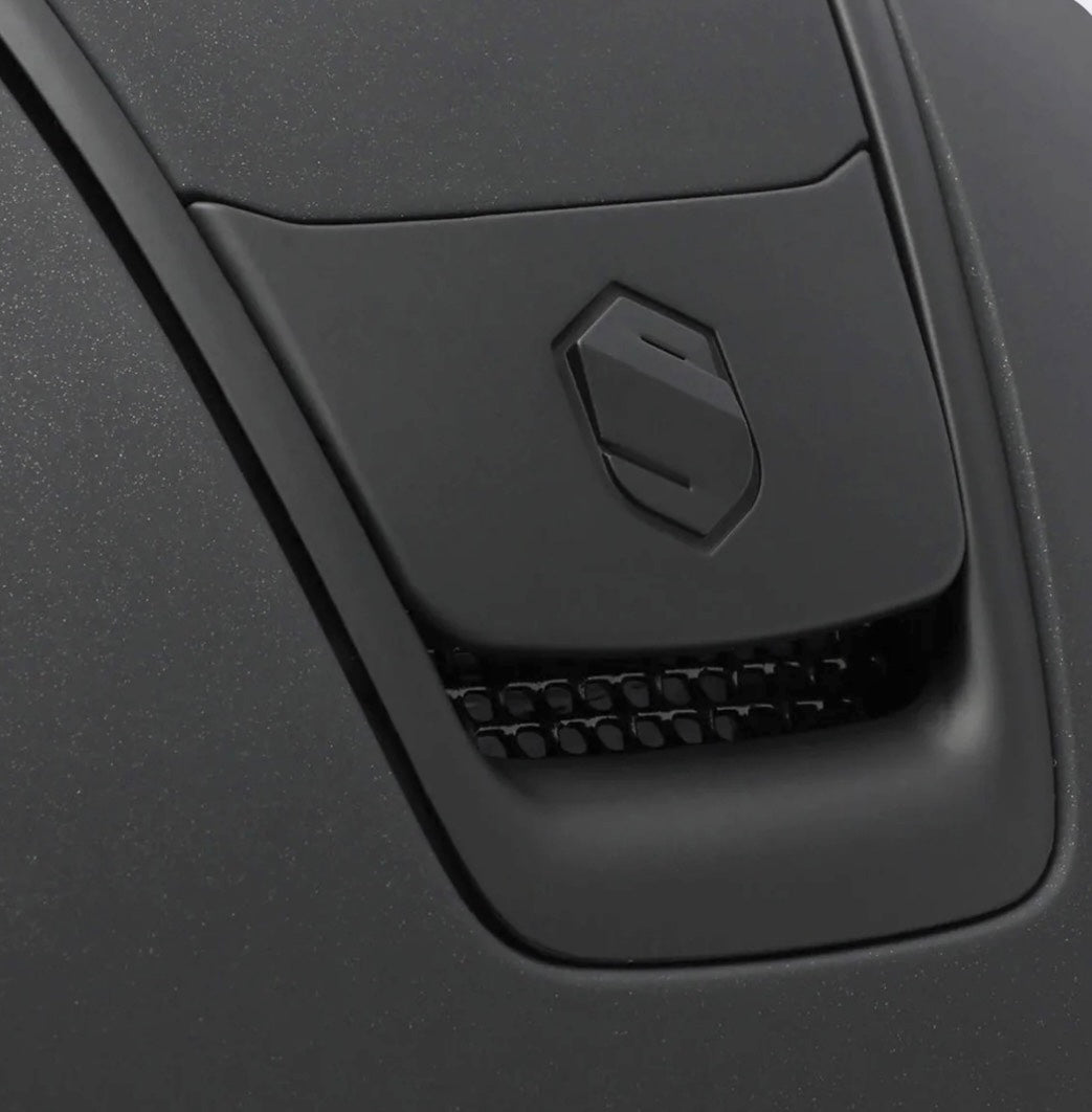 Helmet Reg V2 Matt - Matt - Matt Rails & Blazon - Blackout Darkline - Helmet Regular Brim - Samshield Stock 2.0 - SD2R
