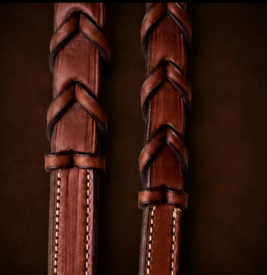 Edgewood Rein Laced Fancy Reinforced Stitched 5/8” Hunters