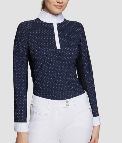 Samshield Ladies Show Shirt Long Sleeve June Samshield Logo Navy
