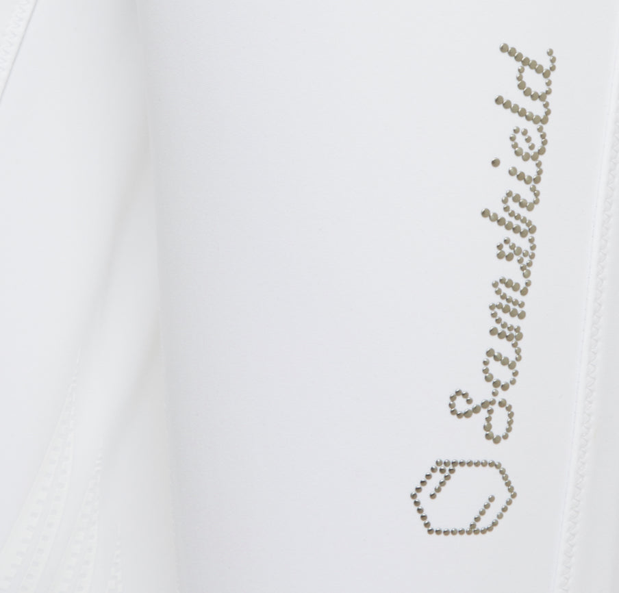 Samshield Ladies Chloe Metal Dots Mid Rise Breech White