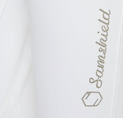 Samshield Ladies Chloe Metal Dots Mid Rise Breech White